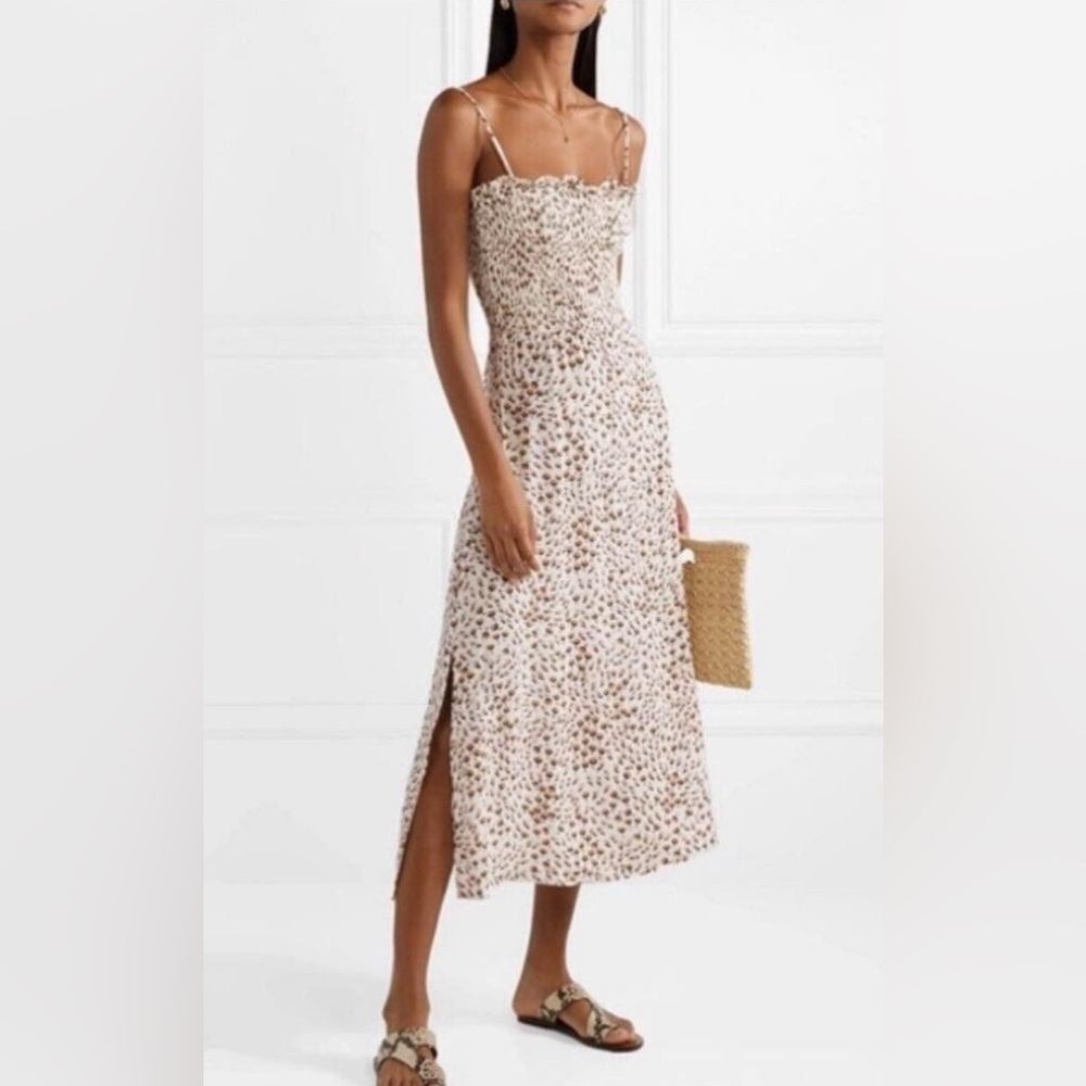 Faithfull the Brand Smocked Dress